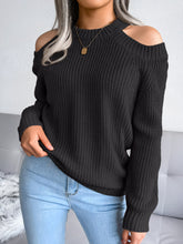 Solid Crew Neck Knit Sweater – Classic Loose Fit