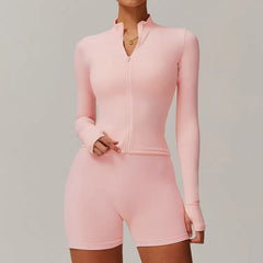 Women’s Long-Sleeve Zip-Up Jacket
