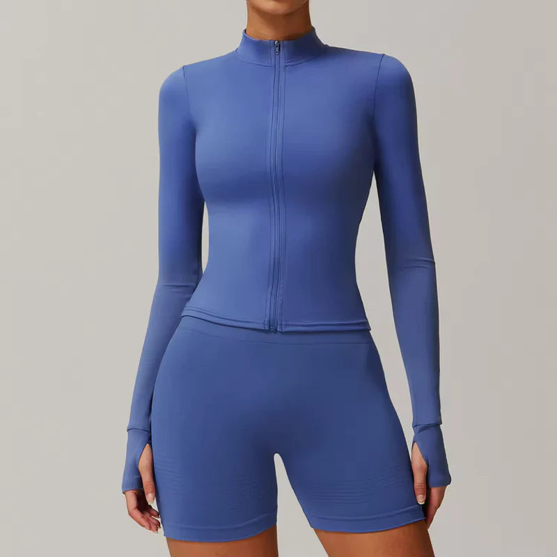 Women’s Long-Sleeve Zip-Up Jacket