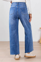 Medium Wash Wide Leg Jeans